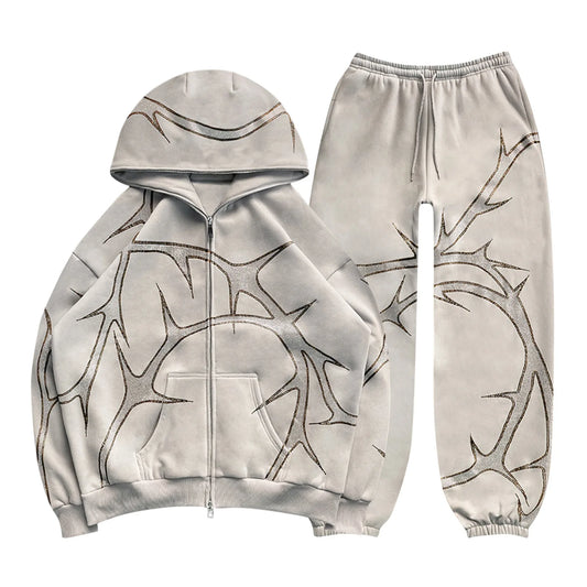 Thorn Flame Tracksuit – Unisex Streetwear Set