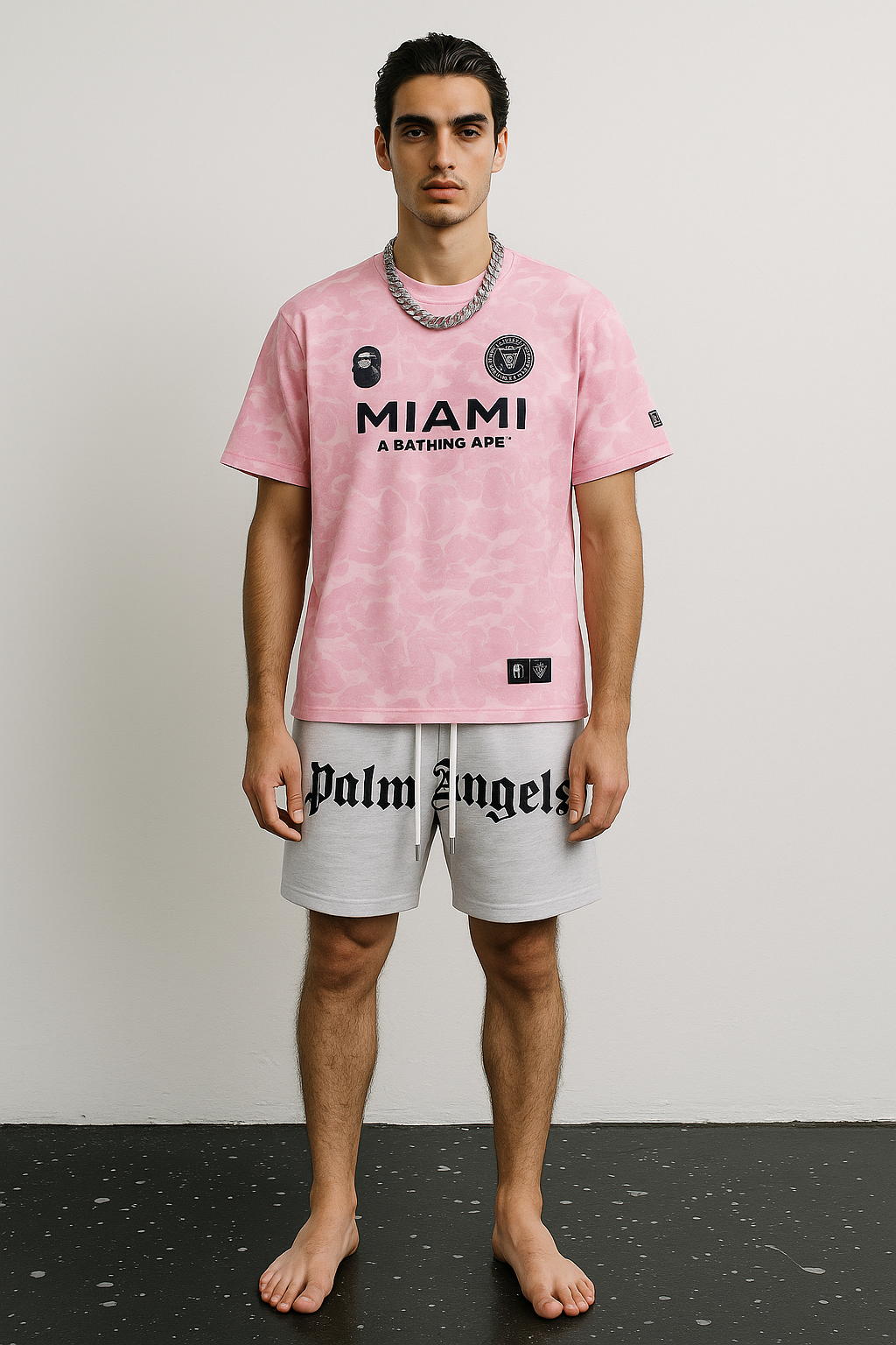 Miami x BAPE T-shirt Unisex fit.