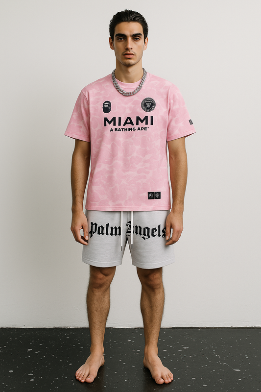 Miami x BAPE T-shirt Unisex fit.
